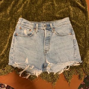 Levi 501 High Waisted Shorts
